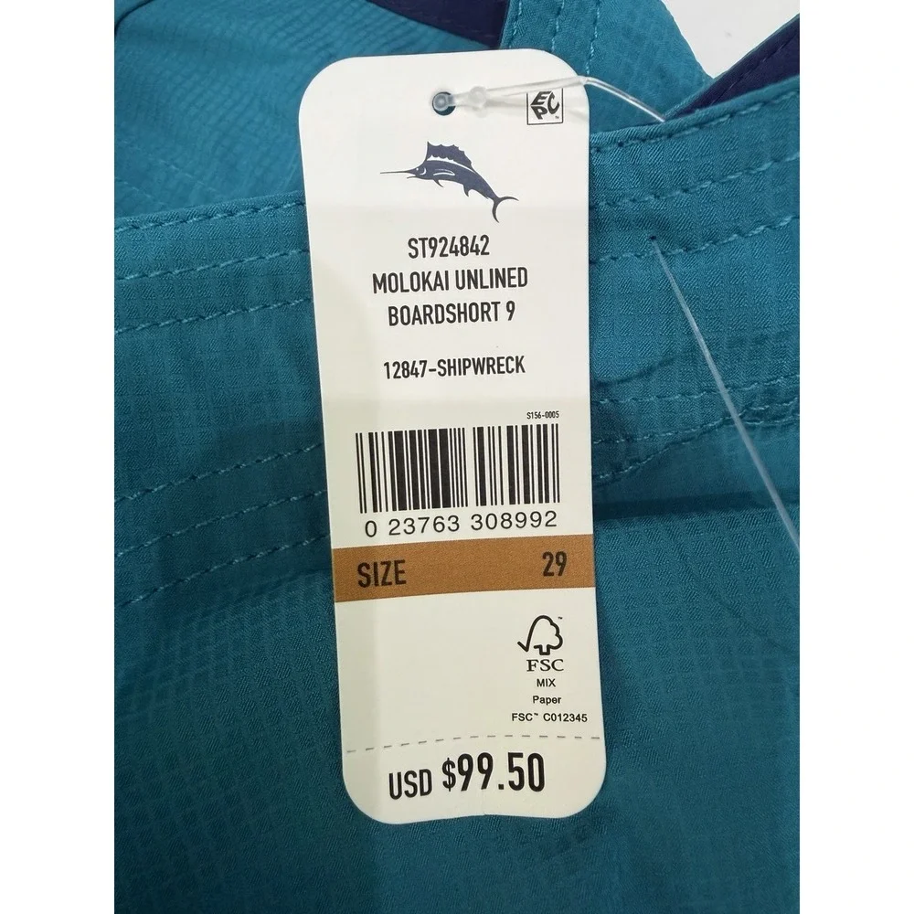 Tommy Bahama Men's Molokai Unlined Boardshort 9